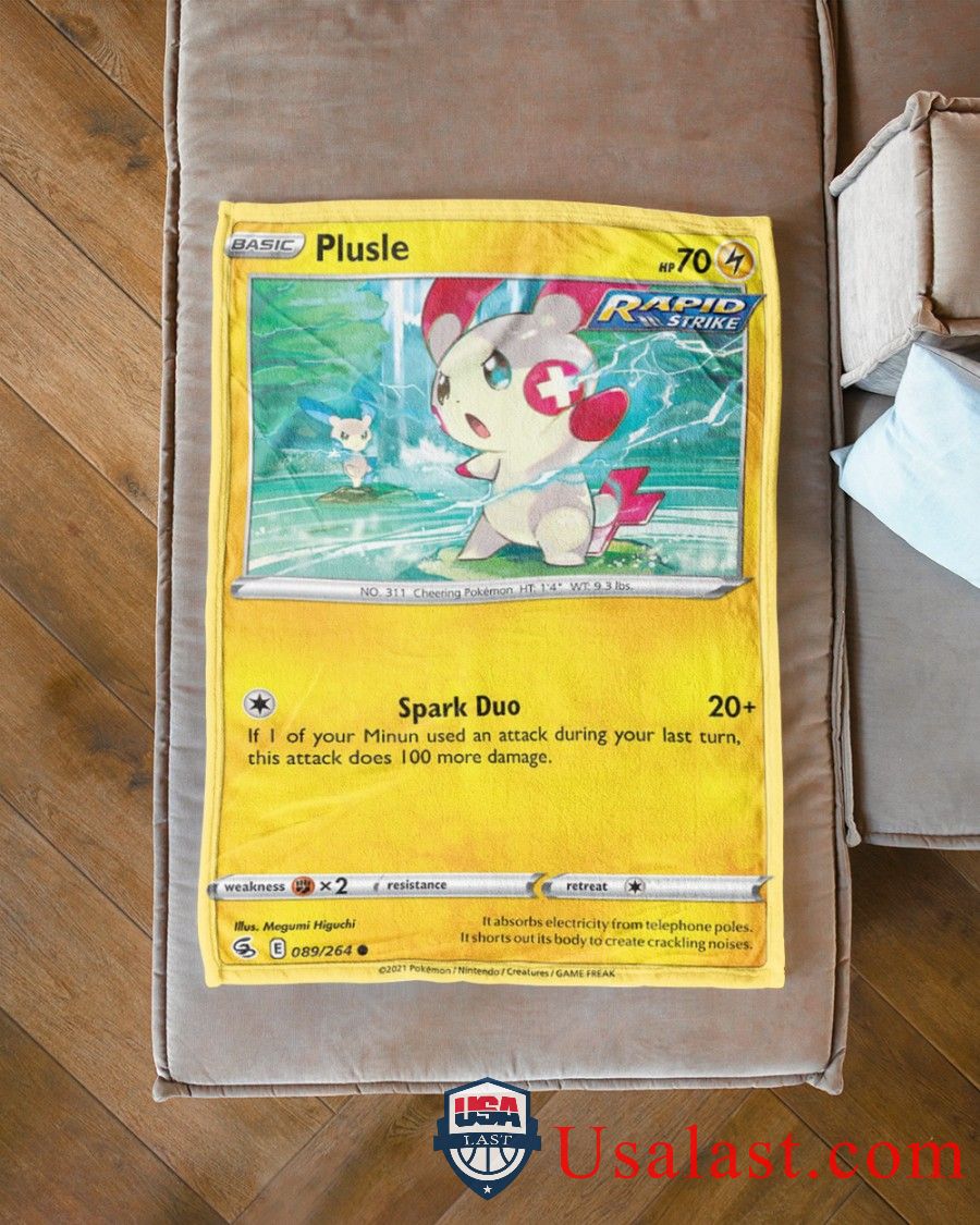 Pokemon Pluse Rapid Strike Soft Blanket Pokemon Pluse Rapid Strike Soft Blanket