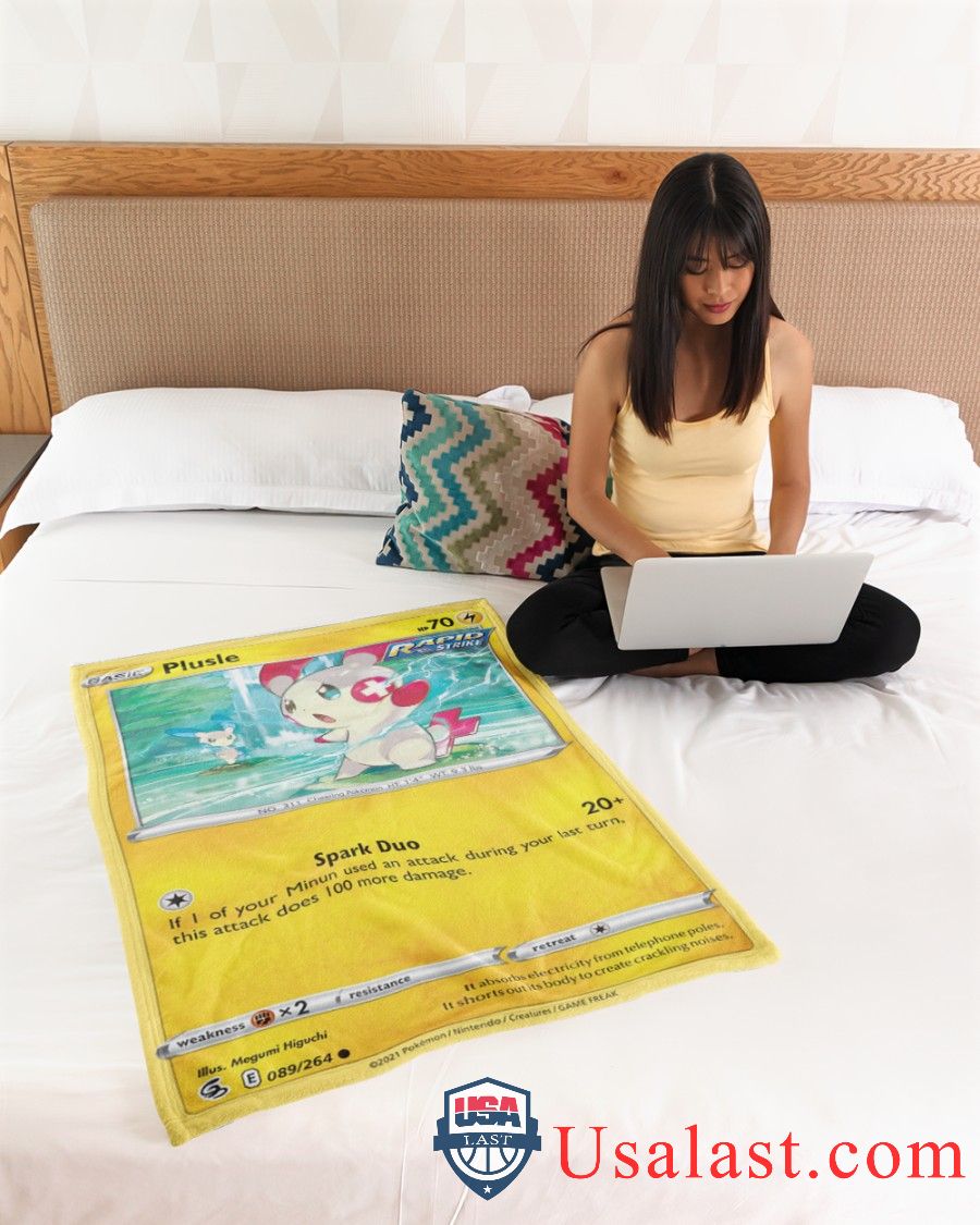 Pokemon Pluse Rapid Strike Soft Blanket Pokemon Pluse Rapid Strike Soft Blanket