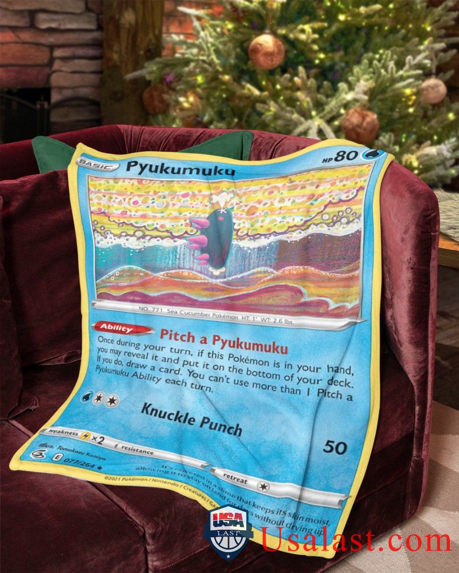 Pokemon Pyukumuku Fusion Strike Blanket
