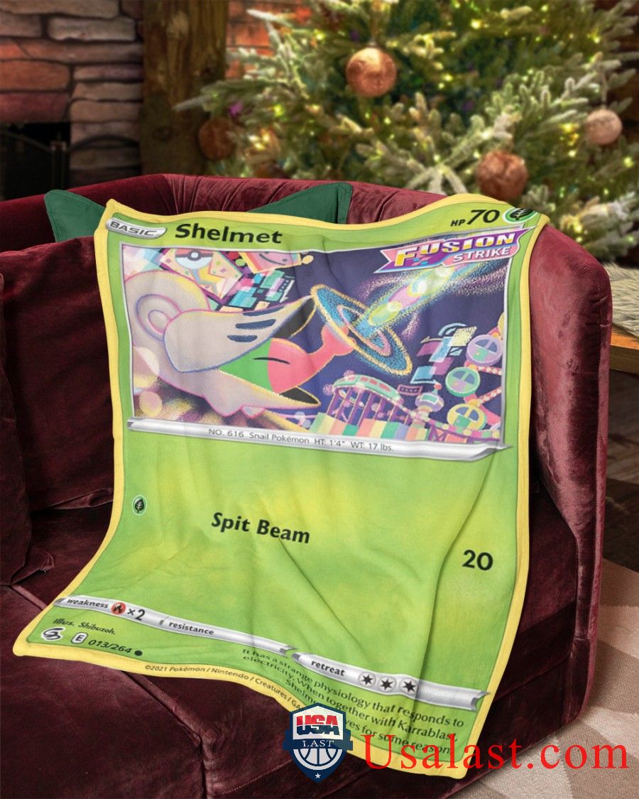 Pokemon Shelmet Fusion Strike Blanket