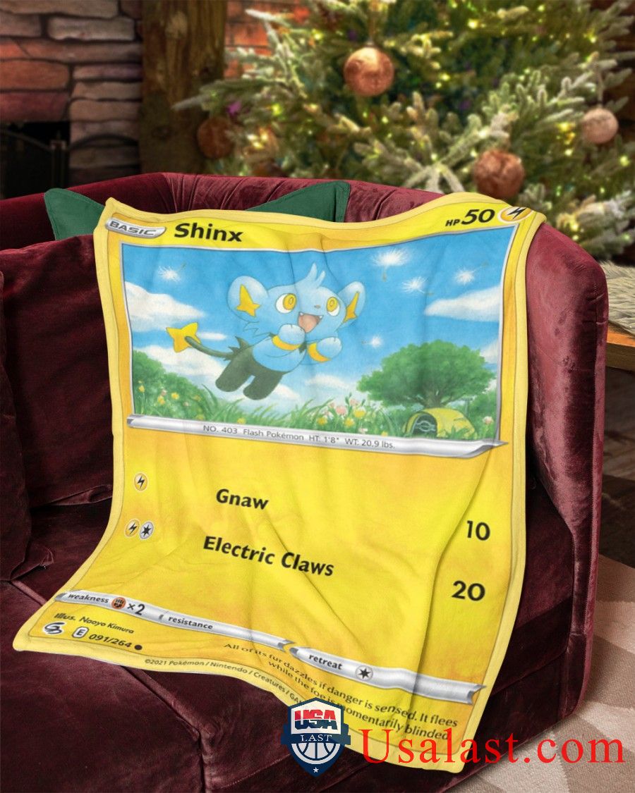 Pokemon Shinx Fusion Strike Soft Blanket