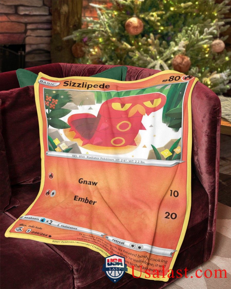 Pokemon Sizzlipede Fusion Strike Blanket