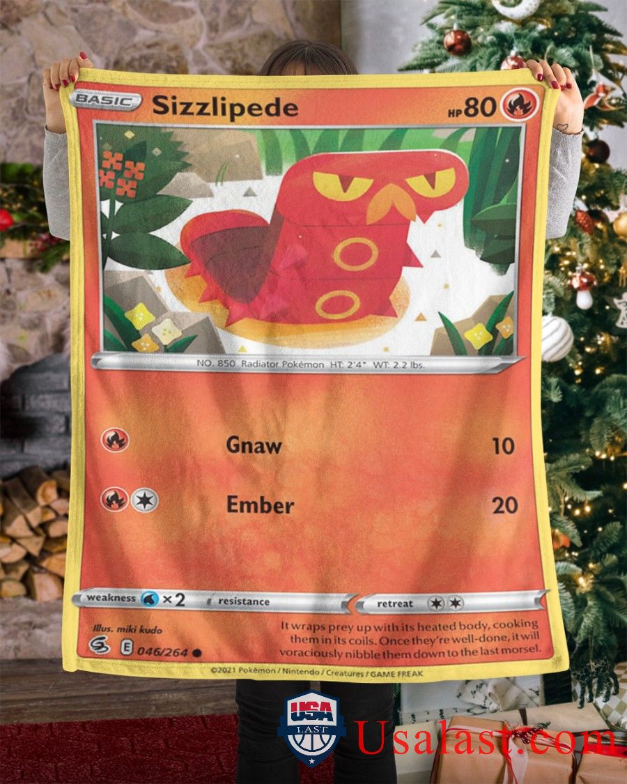 Pokemon Sizzlipede Fusion Strike Blanket