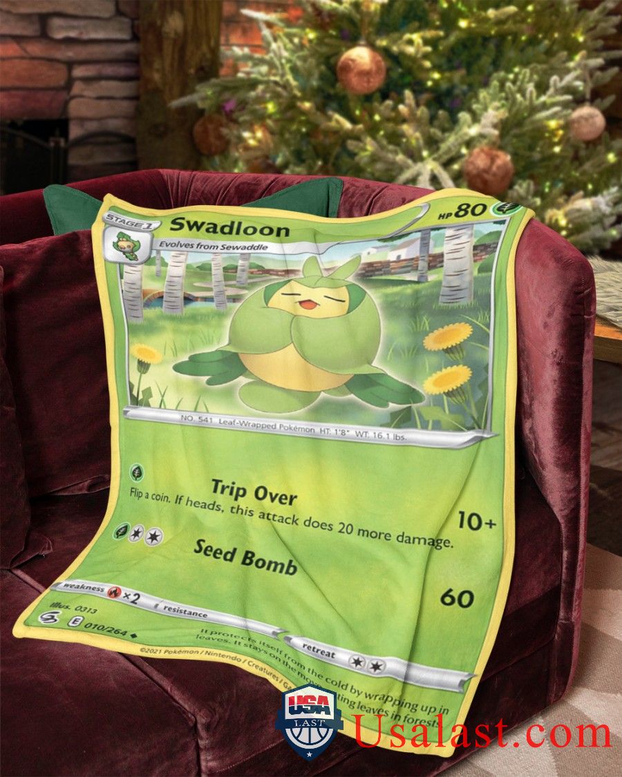 Pokemon Swadloon Fusion Strike Blanket