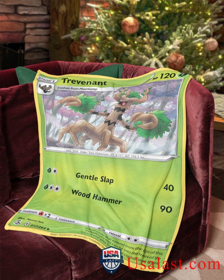 Pokemon Trevenant Fusion Strike Blanket