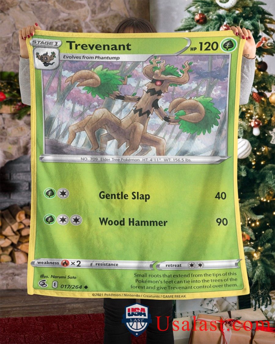 Pokemon Trevenant Fusion Strike Blanket