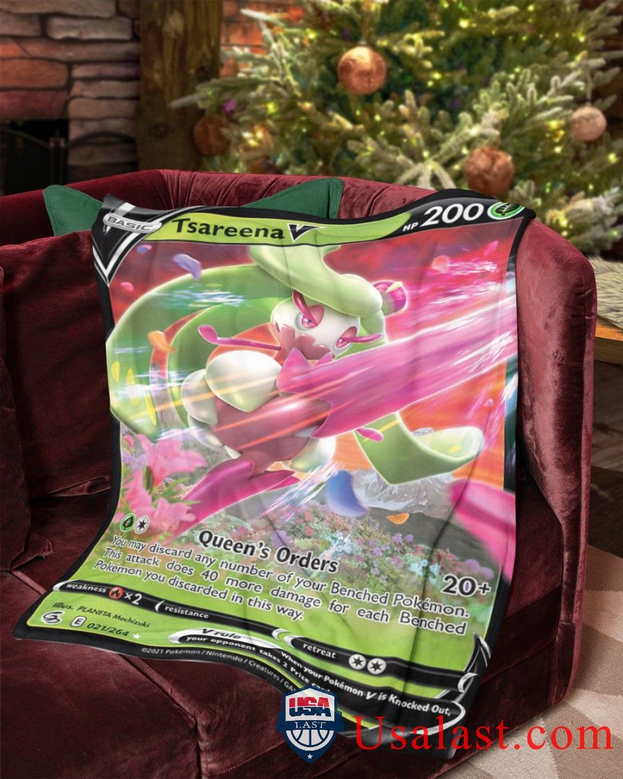 Pokemon Tsareena V Fusion Strike Blanket