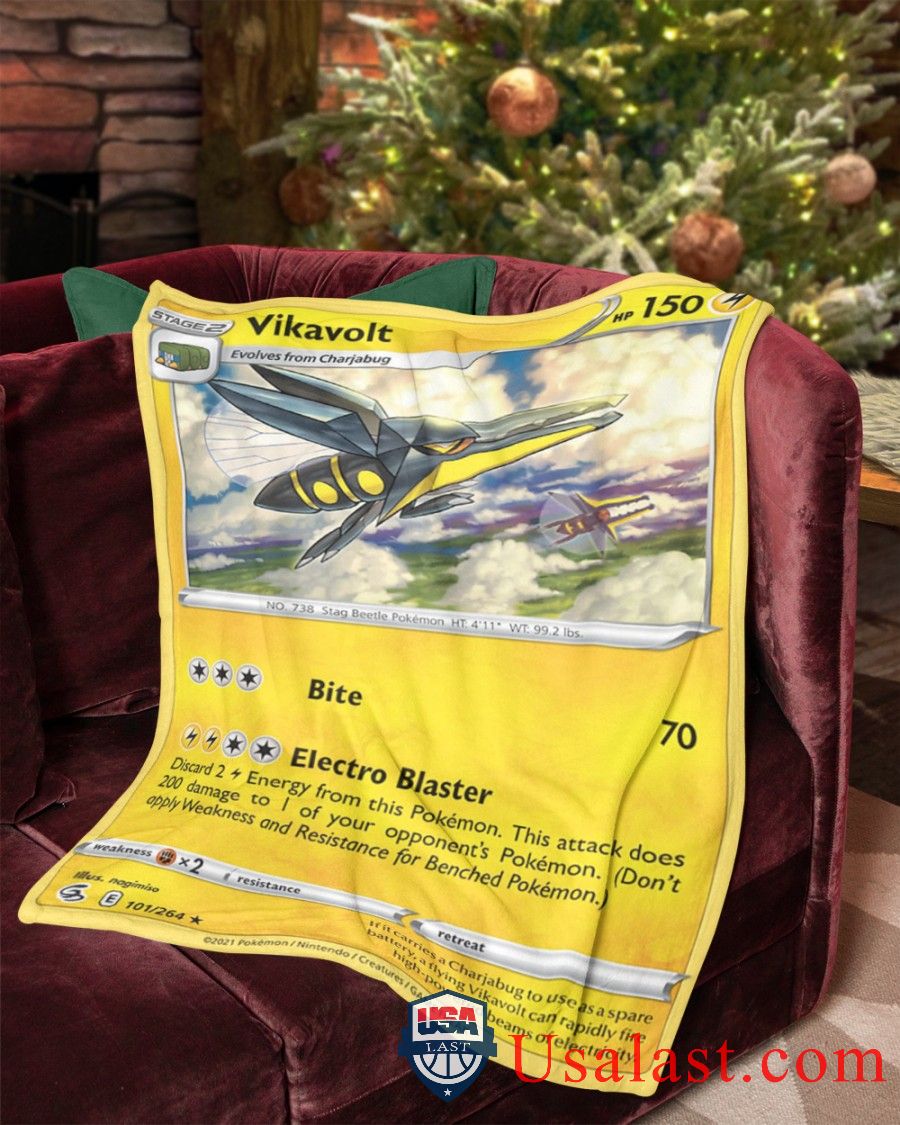 Pokemon Vikavolt Fusion Strike Soft Blanket