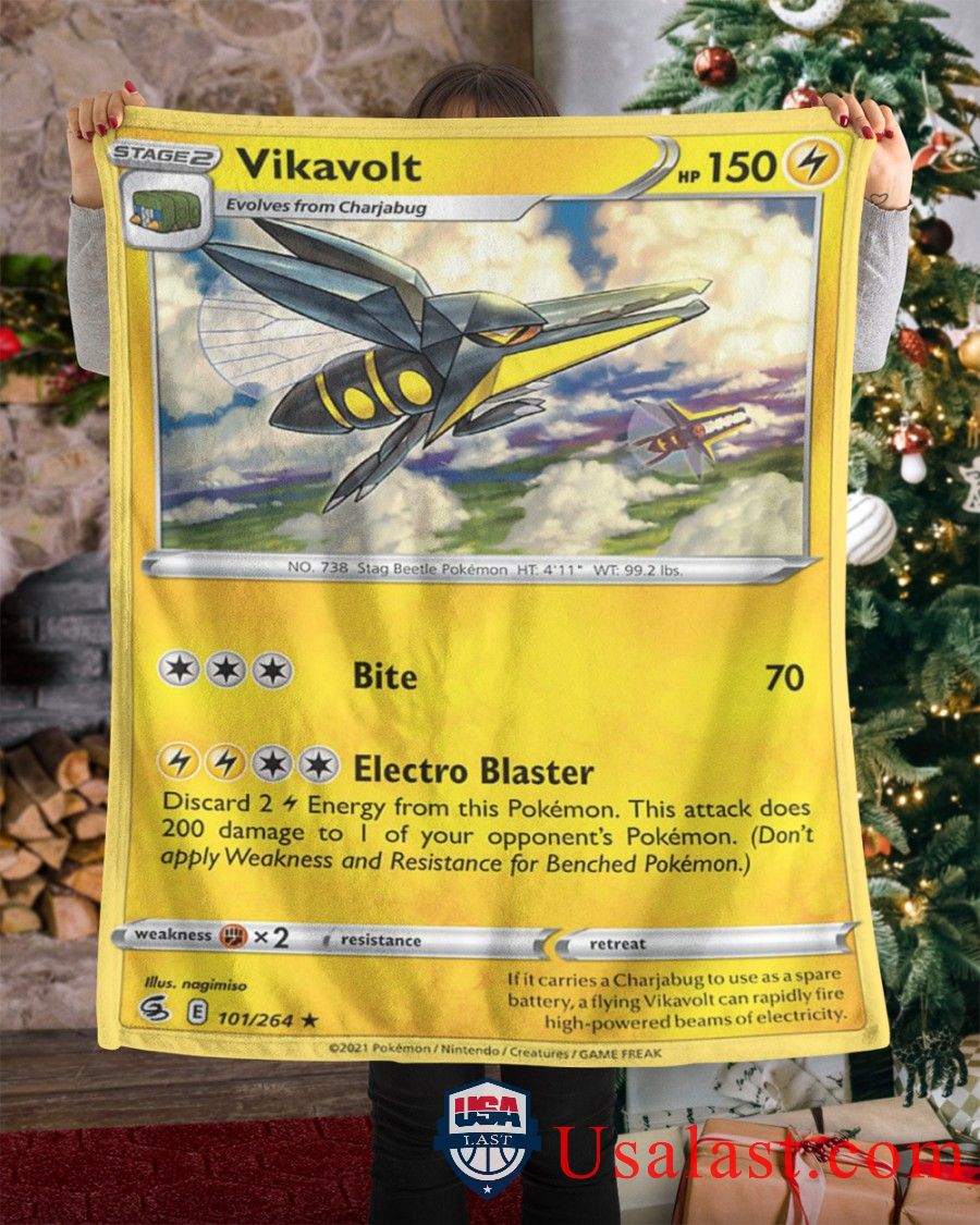 Pokemon Vikavolt Fusion Strike Soft Blanket