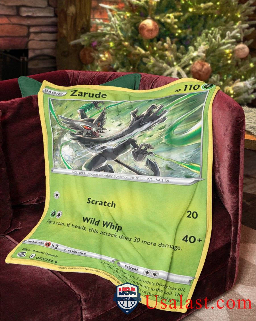 Pokemon Zarude Fusion Strike Blanket