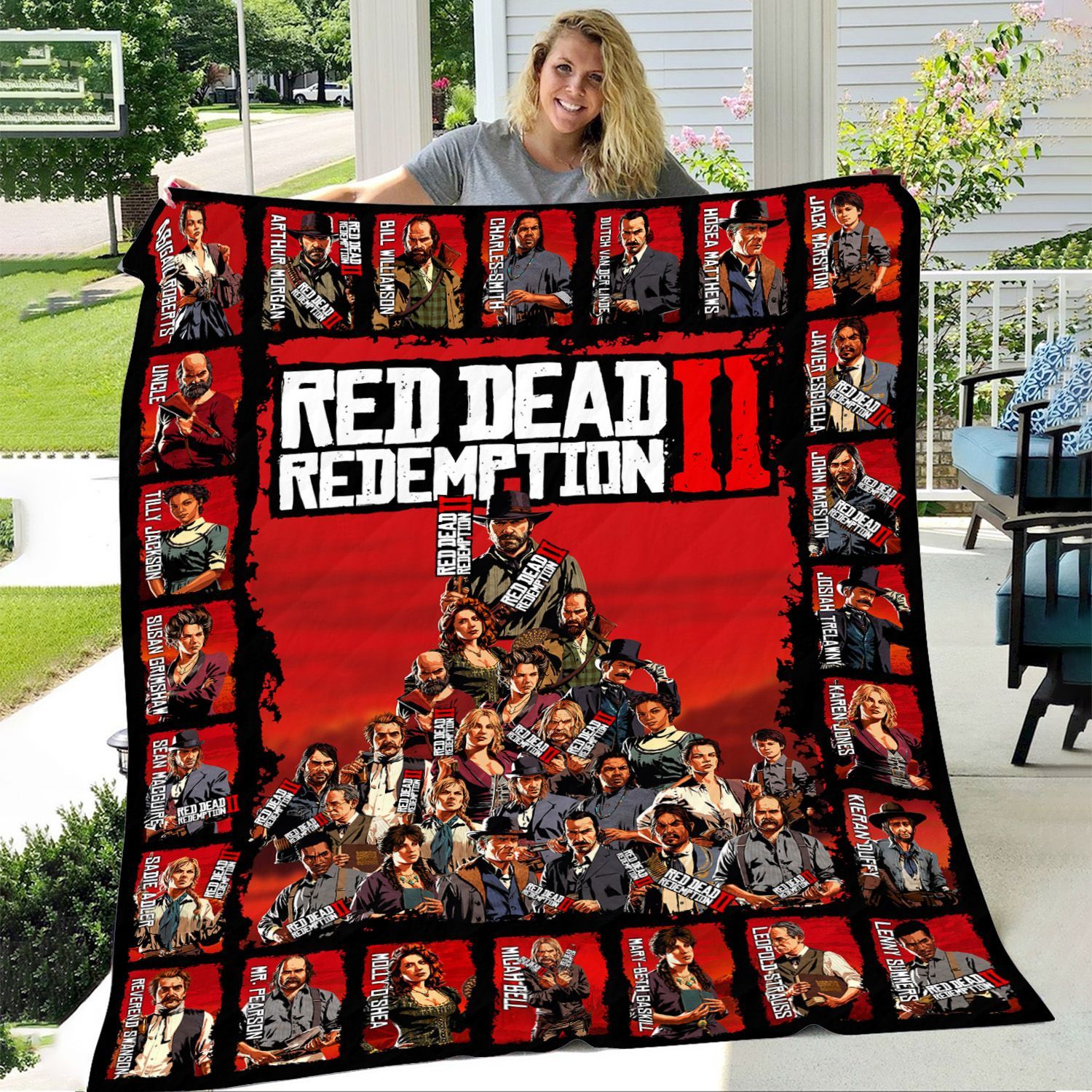 Red Dead Redemption Throw Blanket