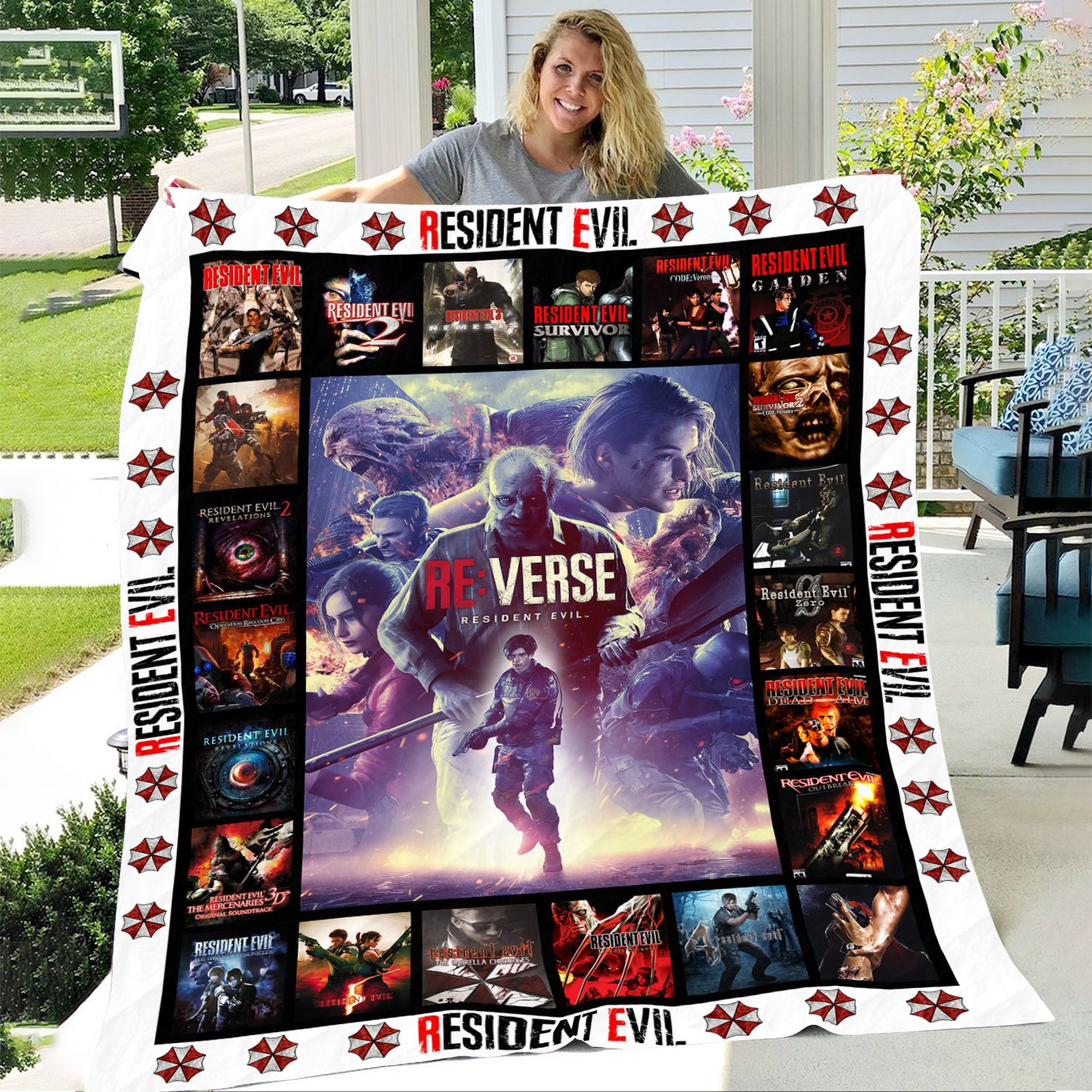 Resident Evil Throw Blanket