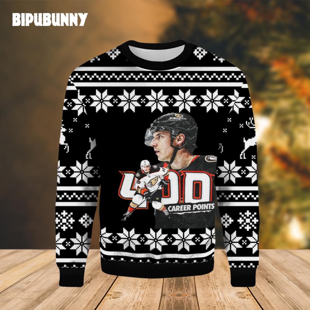 Ryan Strome Anaheim Ducks Ugly Christmas Sweater