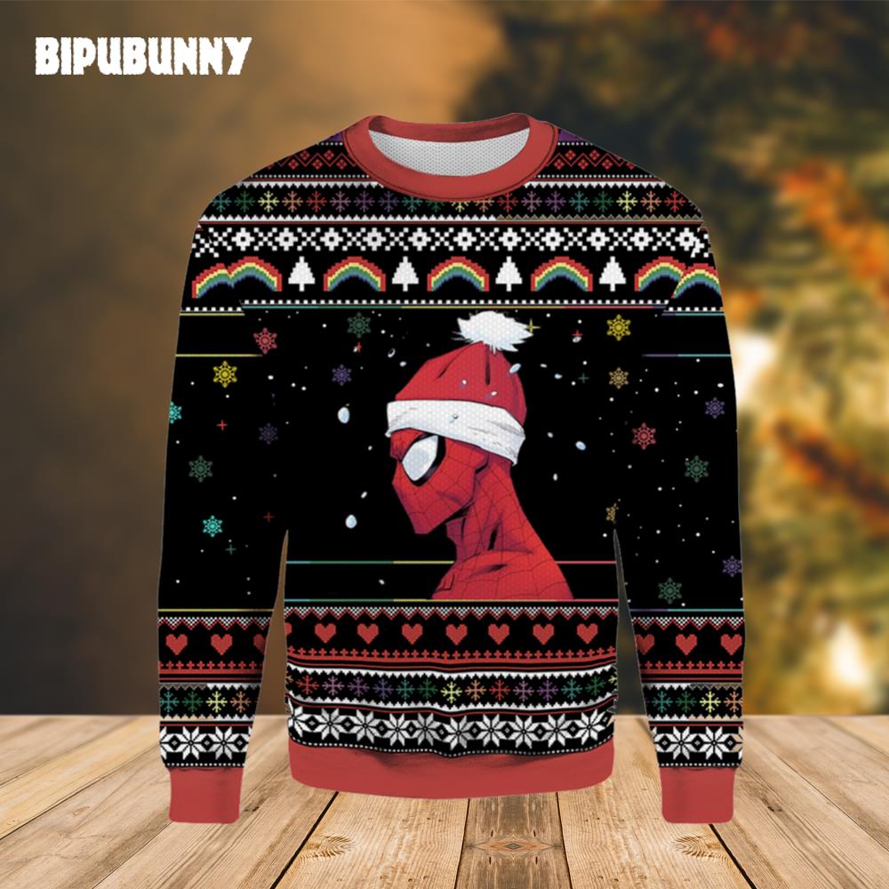 Santa Spider Man Ugly Christmas Sweater