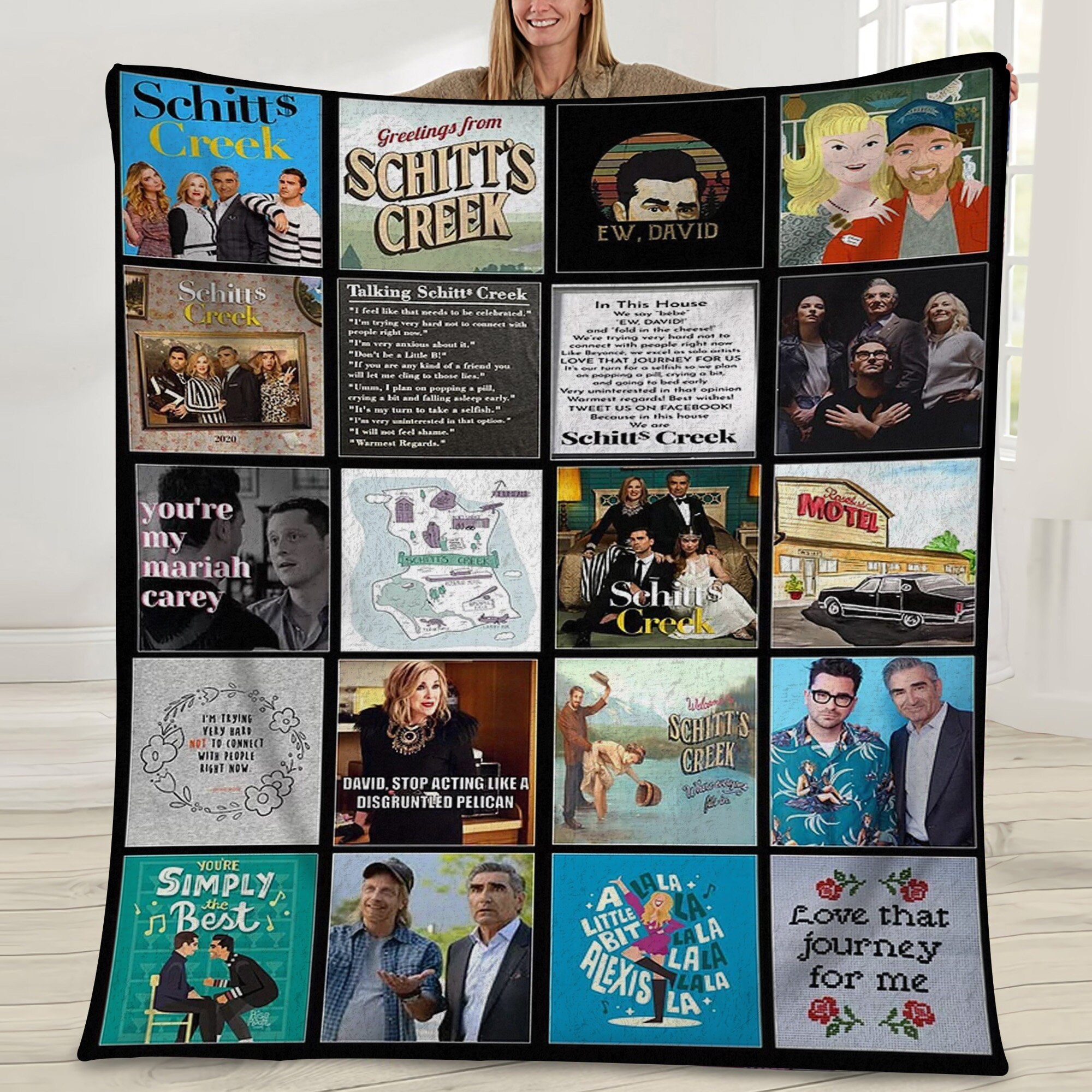 Schitts Creek Schitts Creek Fan Movie Fan Blanket