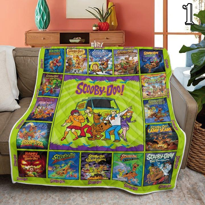 Scooby Doo Movies Quilt Blanket