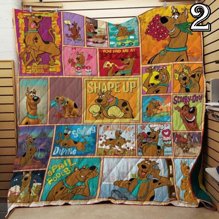 Scooby Doo Movies Quilt Blanket