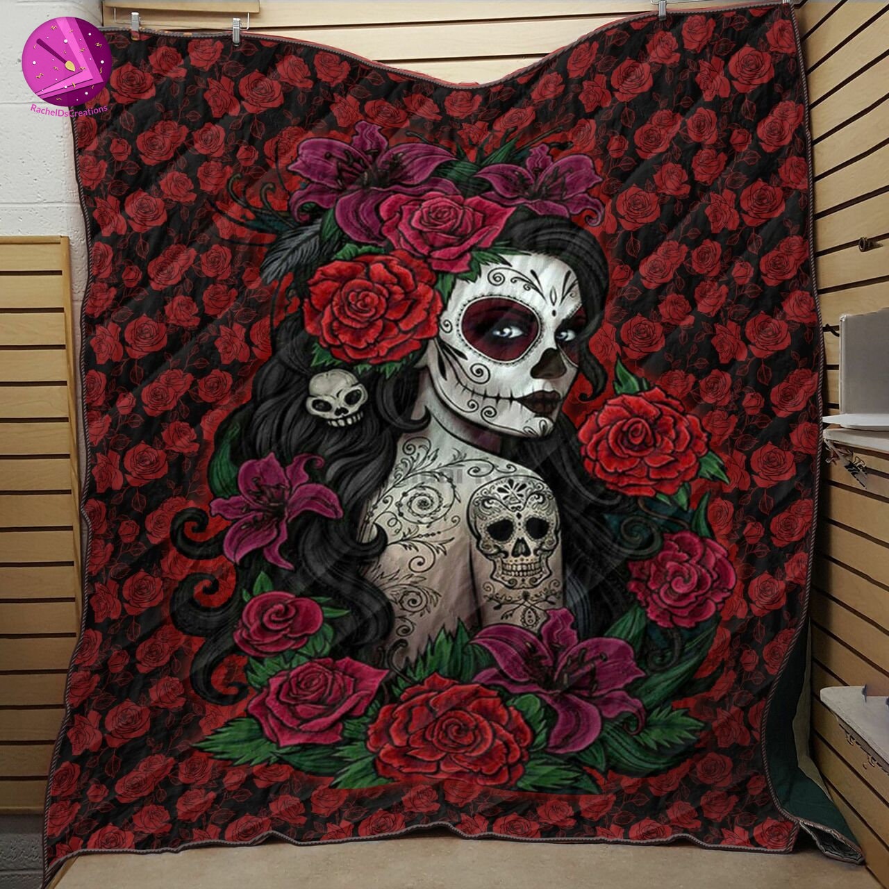 Skull Girl Blanket