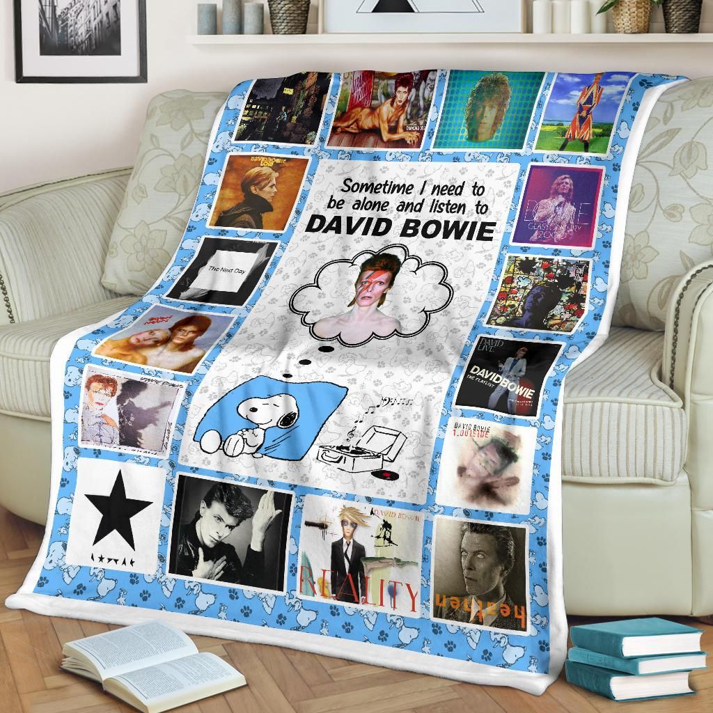 Sometime I Need To Be Alone And Listen To David Bowie Throw Blanket