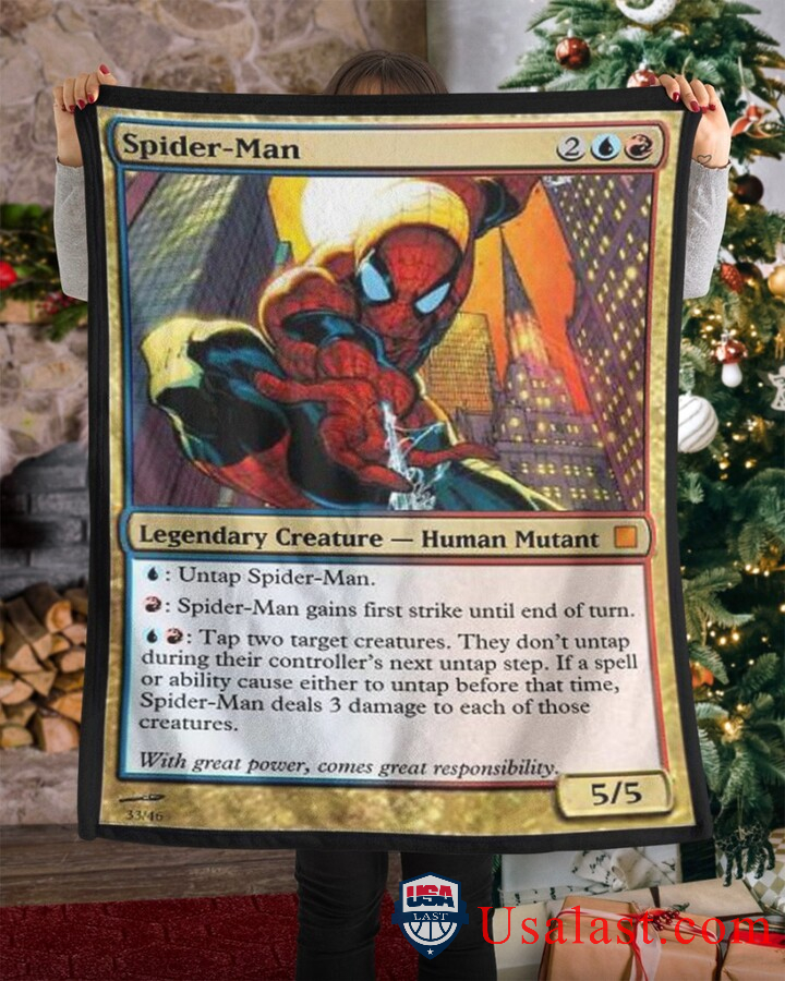 Spider Man Human Mutant Fleece Blanket