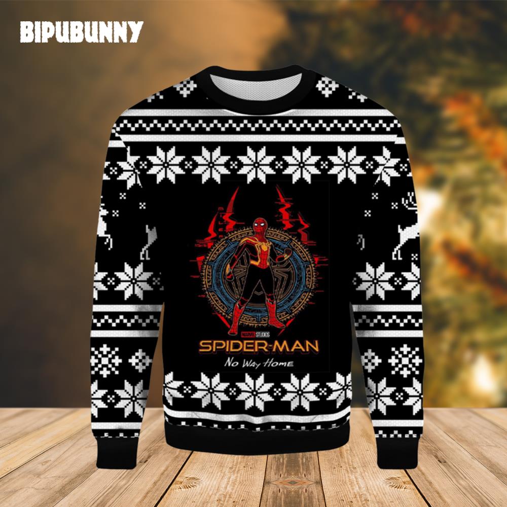 Spider Man No Way Home Ugly Christmas Sweater