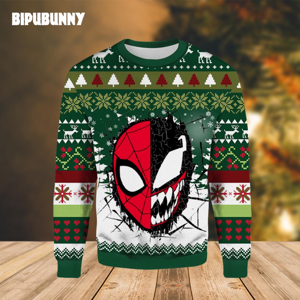 Spider Man Venom Ugly Christmas Sweater