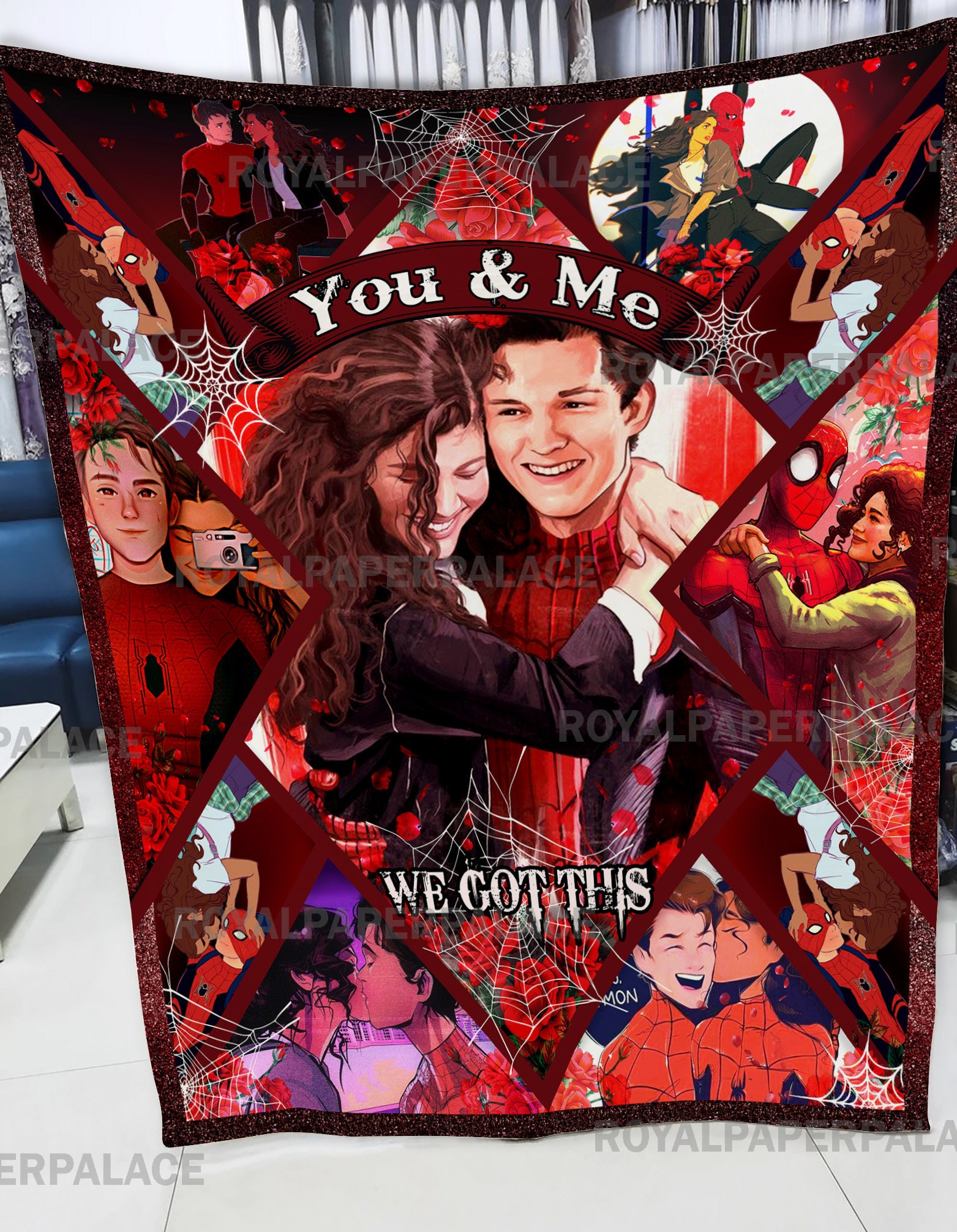 Spiderman And Mj We Got This No Way Home Blanket