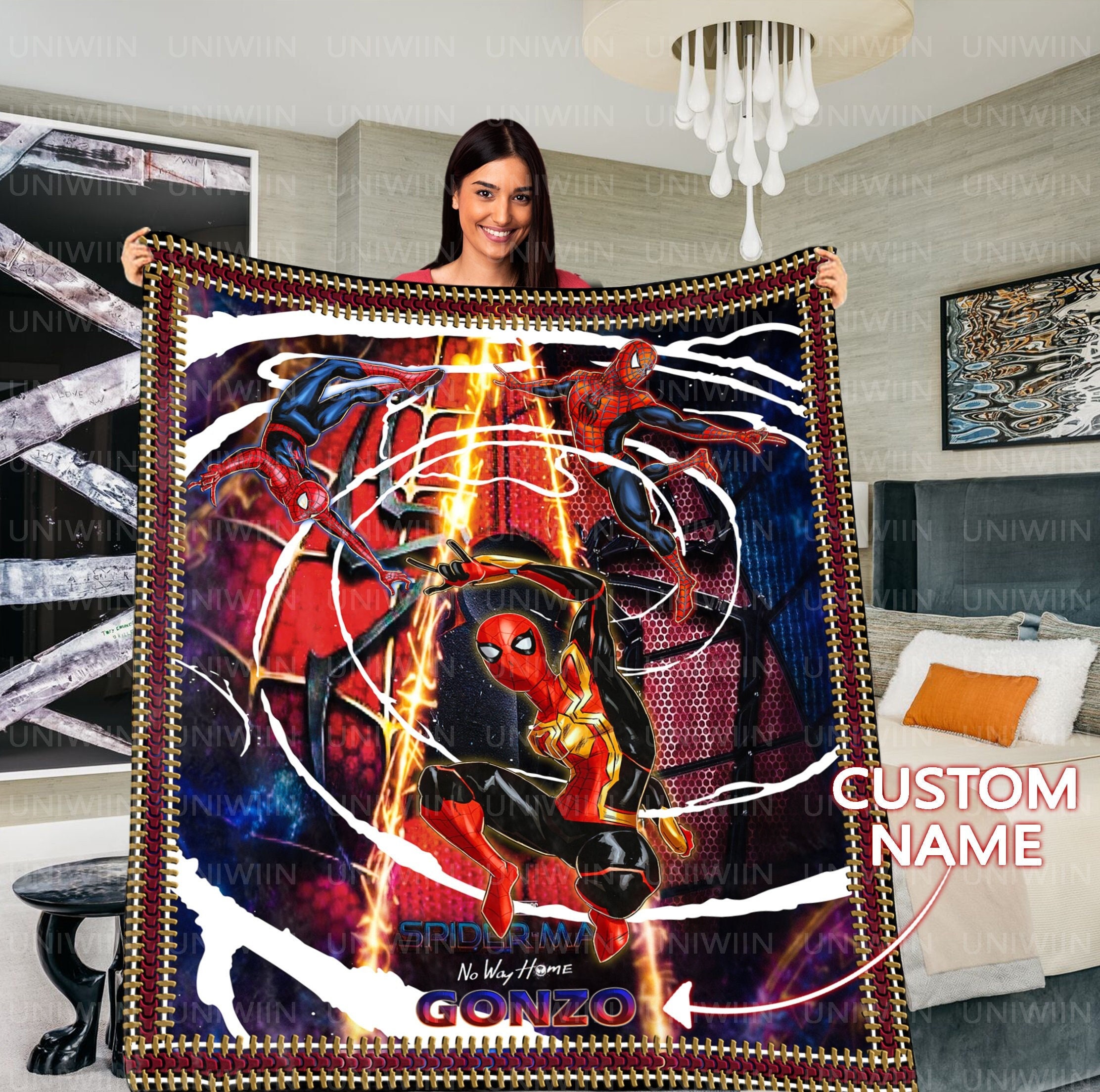 SpiderMan Blanket No Way Home 2024