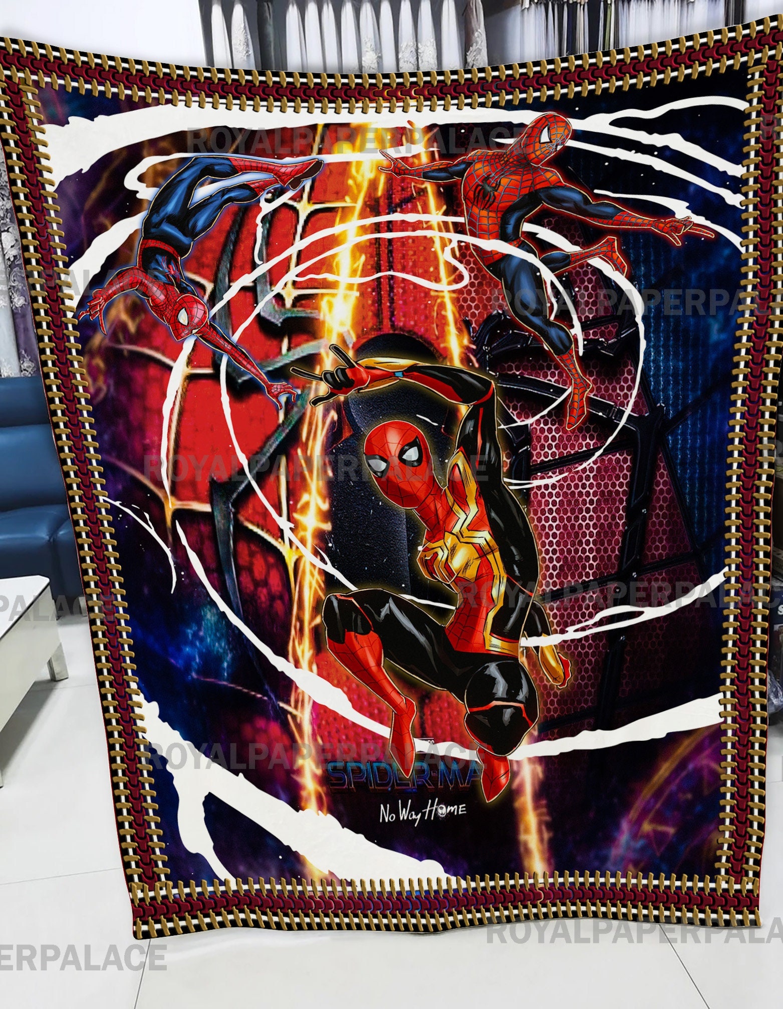 SpiderMan Blanket No Way Home 2024