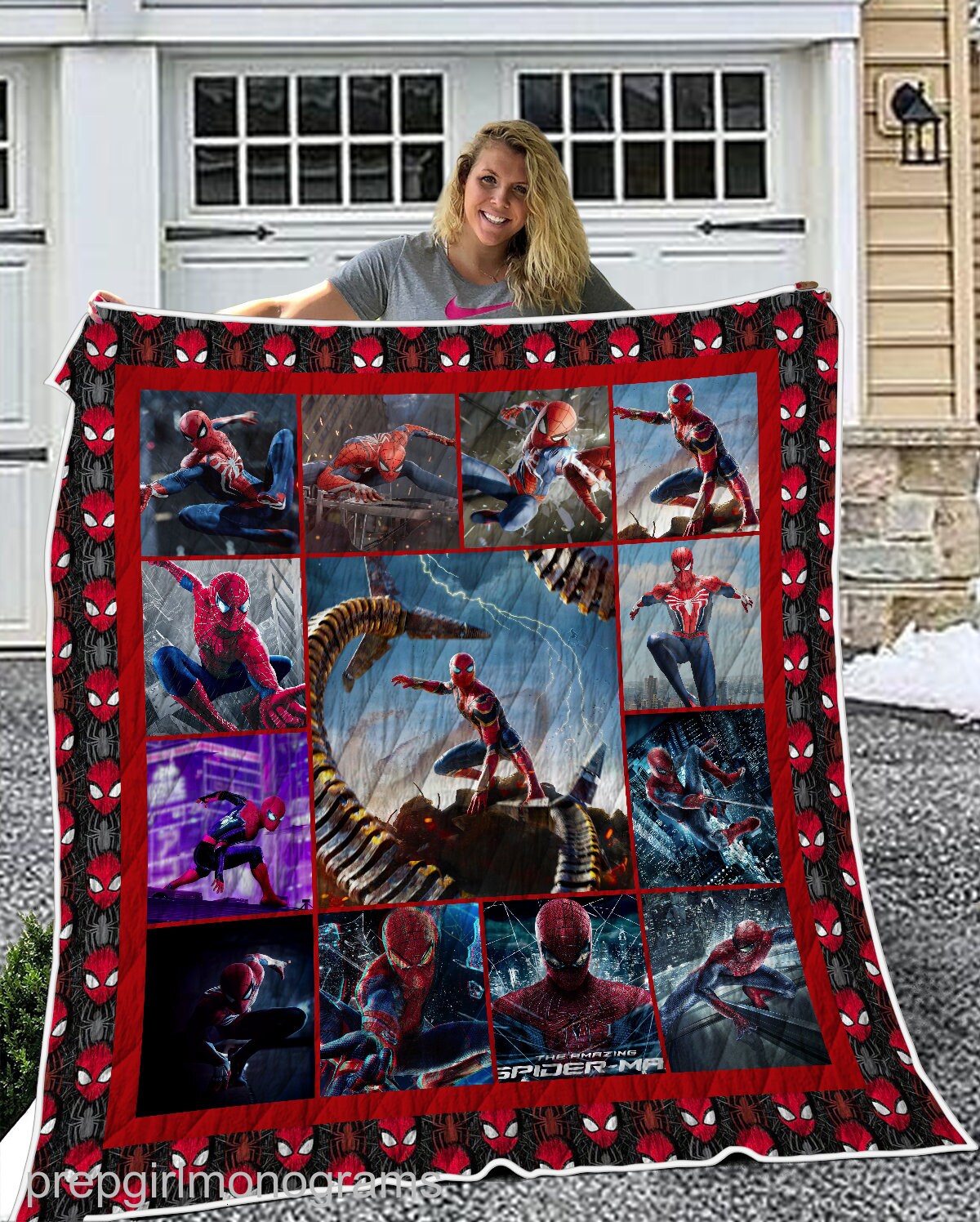 Spiderman No Way Home Movie Quilt Blanket