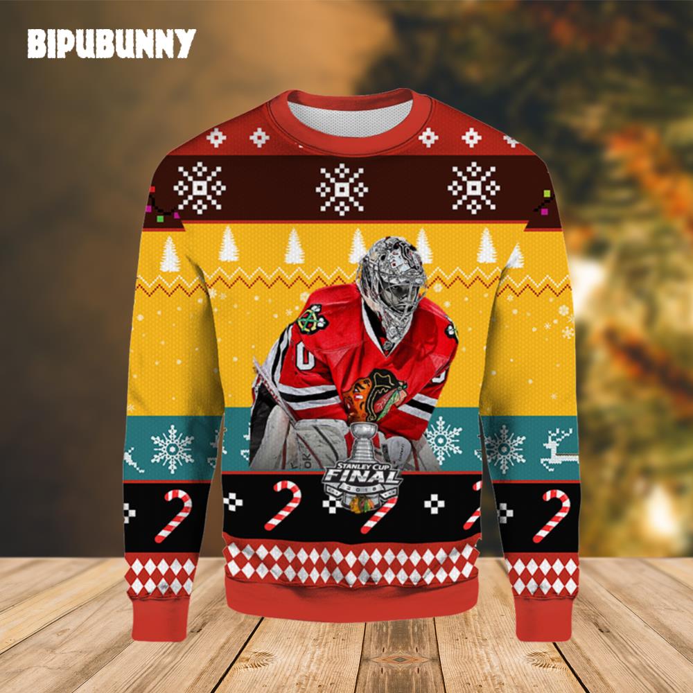 Stanley Cup Chicago Blackhawks Ugly Christmas Sweater