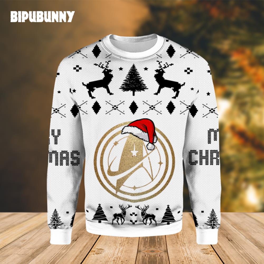 Star Trek Collection Logo Ugly Christmas Sweater