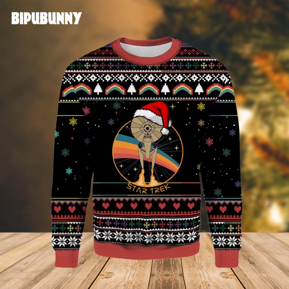 Star Trek Cool WorldWide Ugly Christmas Sweater