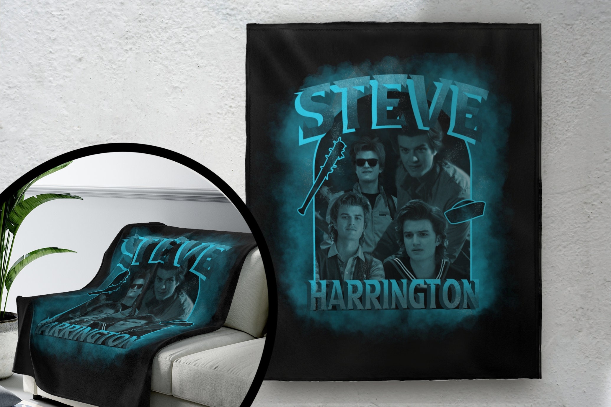 Steve Harrington Plush Stranger Things Blanket