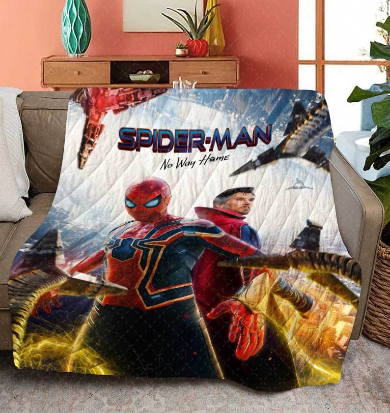 Super Hero SpiderMan No Way Home Quilt Blanket