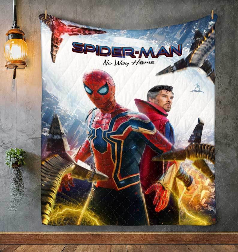 Super Hero SpiderMan No Way Home Quilt Blanket