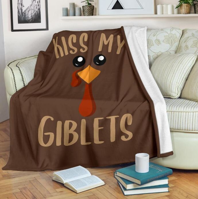 Thanksgiving Decor Throw Blanket