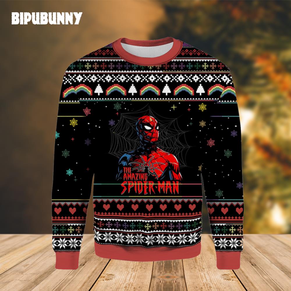 The Amazing Spider Man Ugly Christmas Sweater