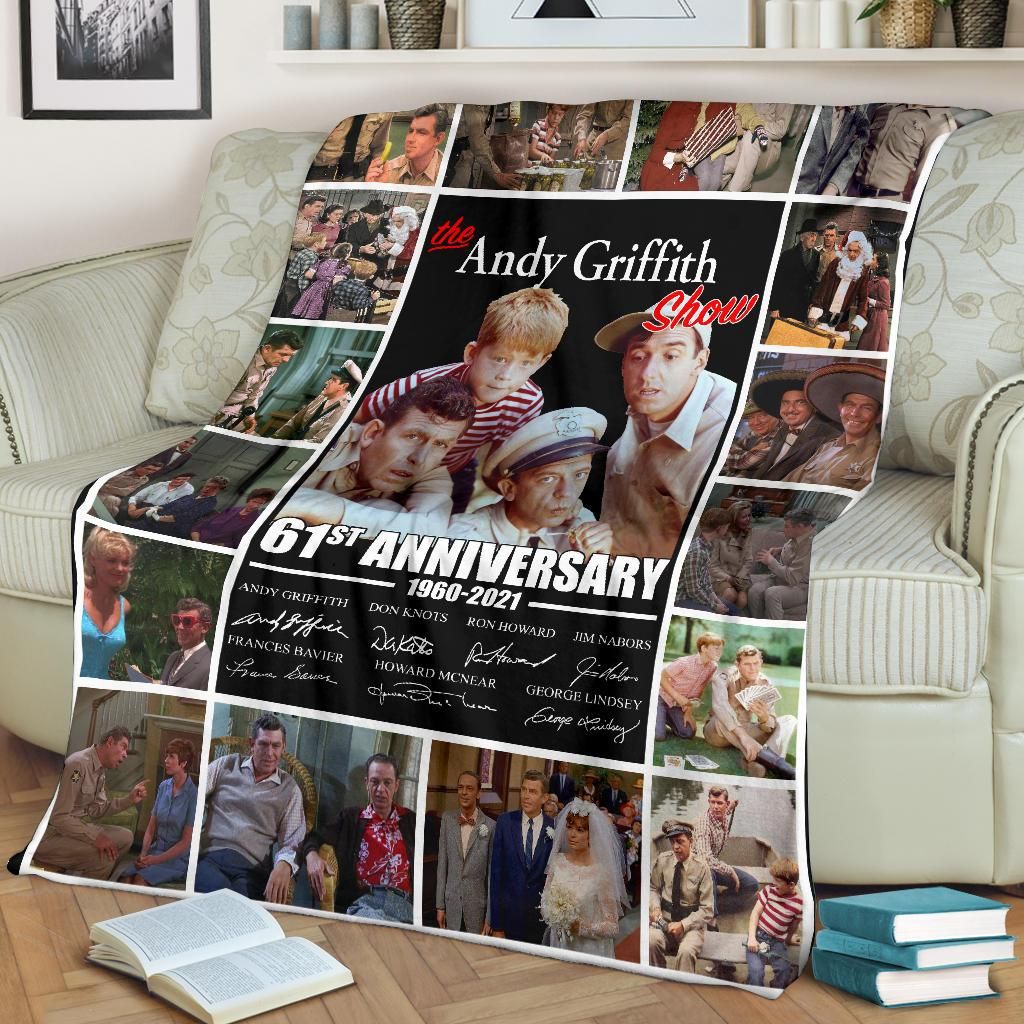 The Andy Griffith Show Th Anniversary Signature Throw Blanket