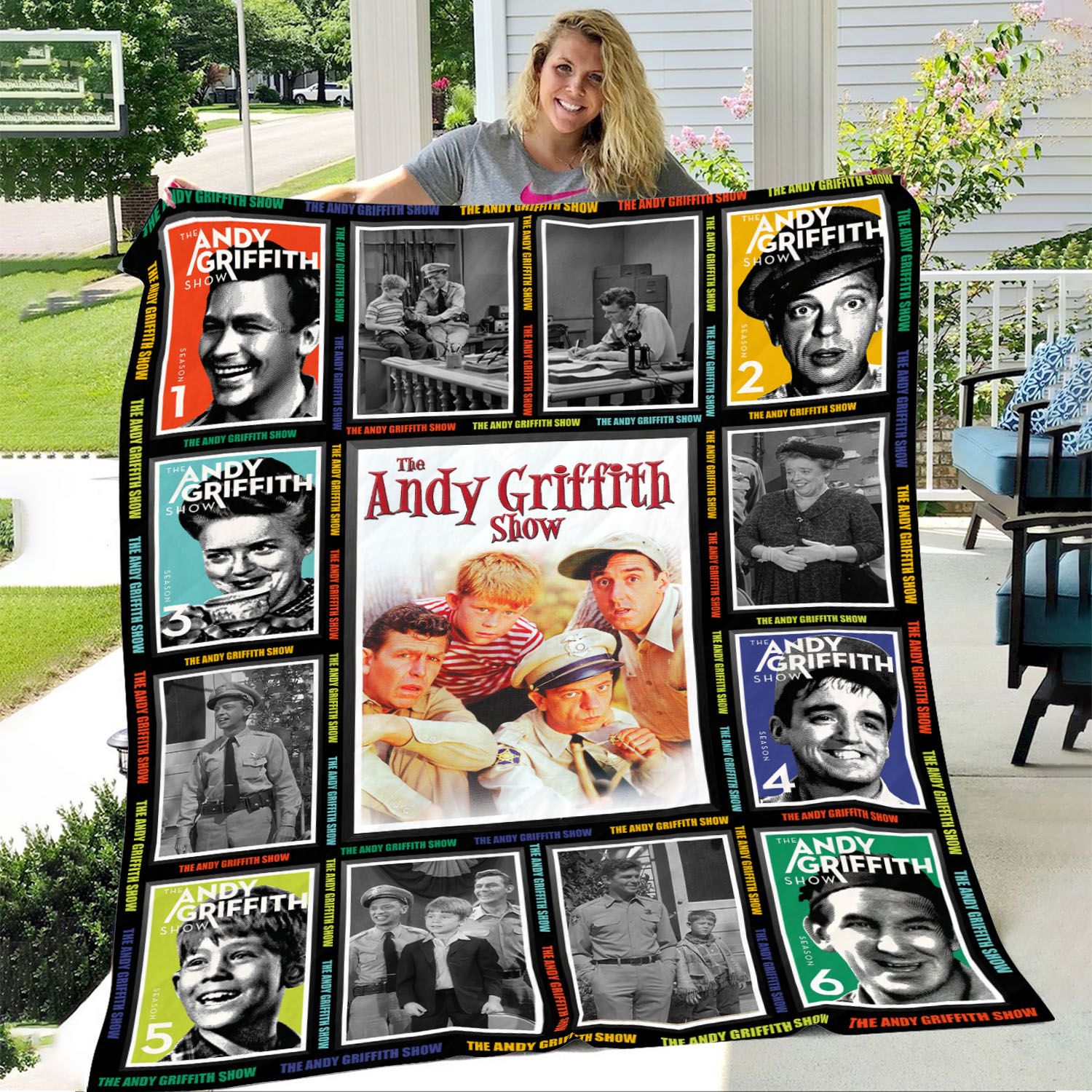 The Andy Griffith Show Throw Blanket