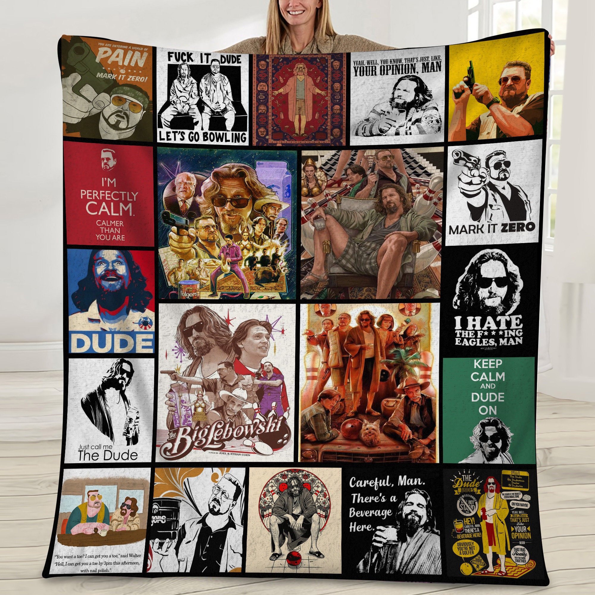 The Big Lebowski Classic Movie 80S Film Blanket