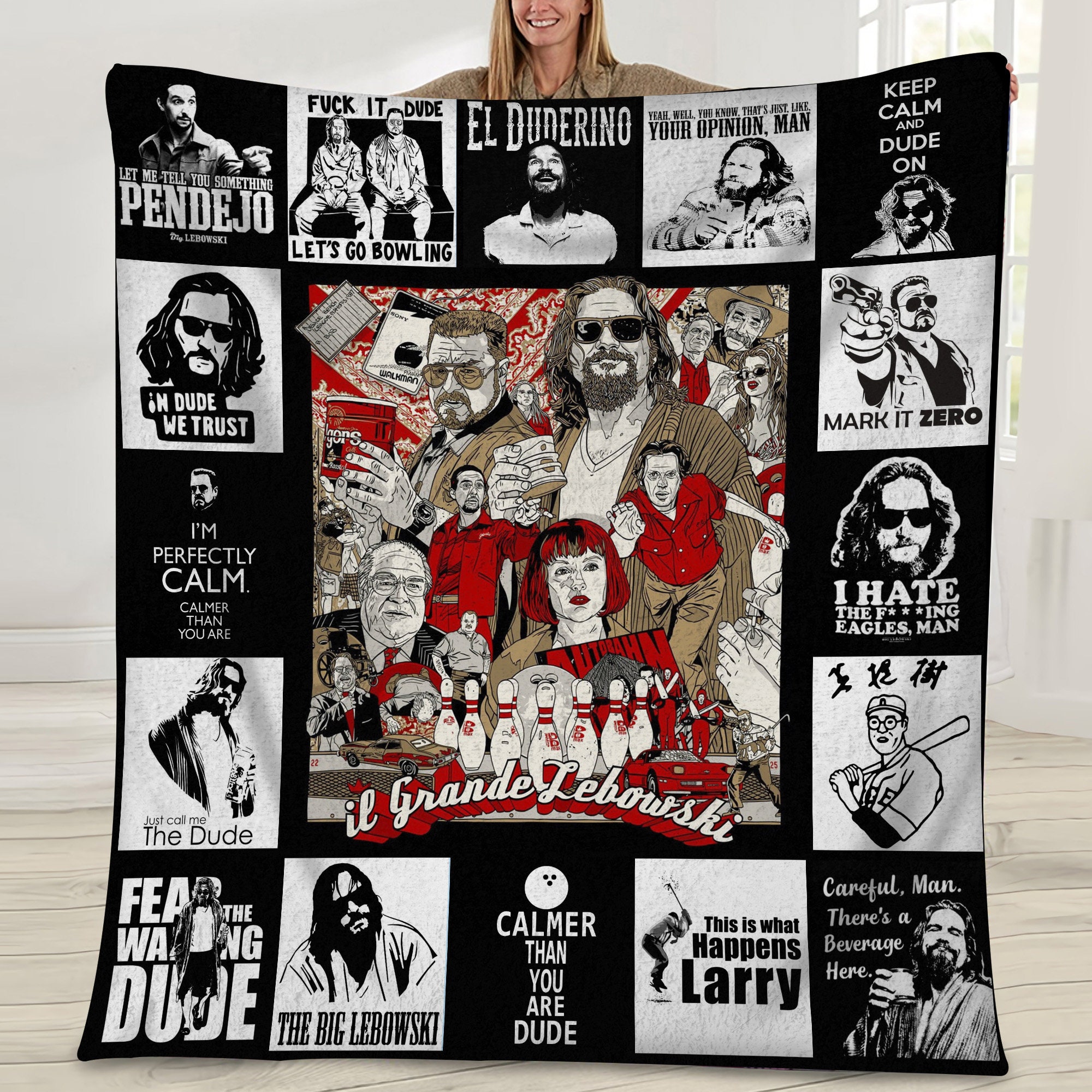 The Big Lebowski Il Grande Lebowski Classic Movie Blanket