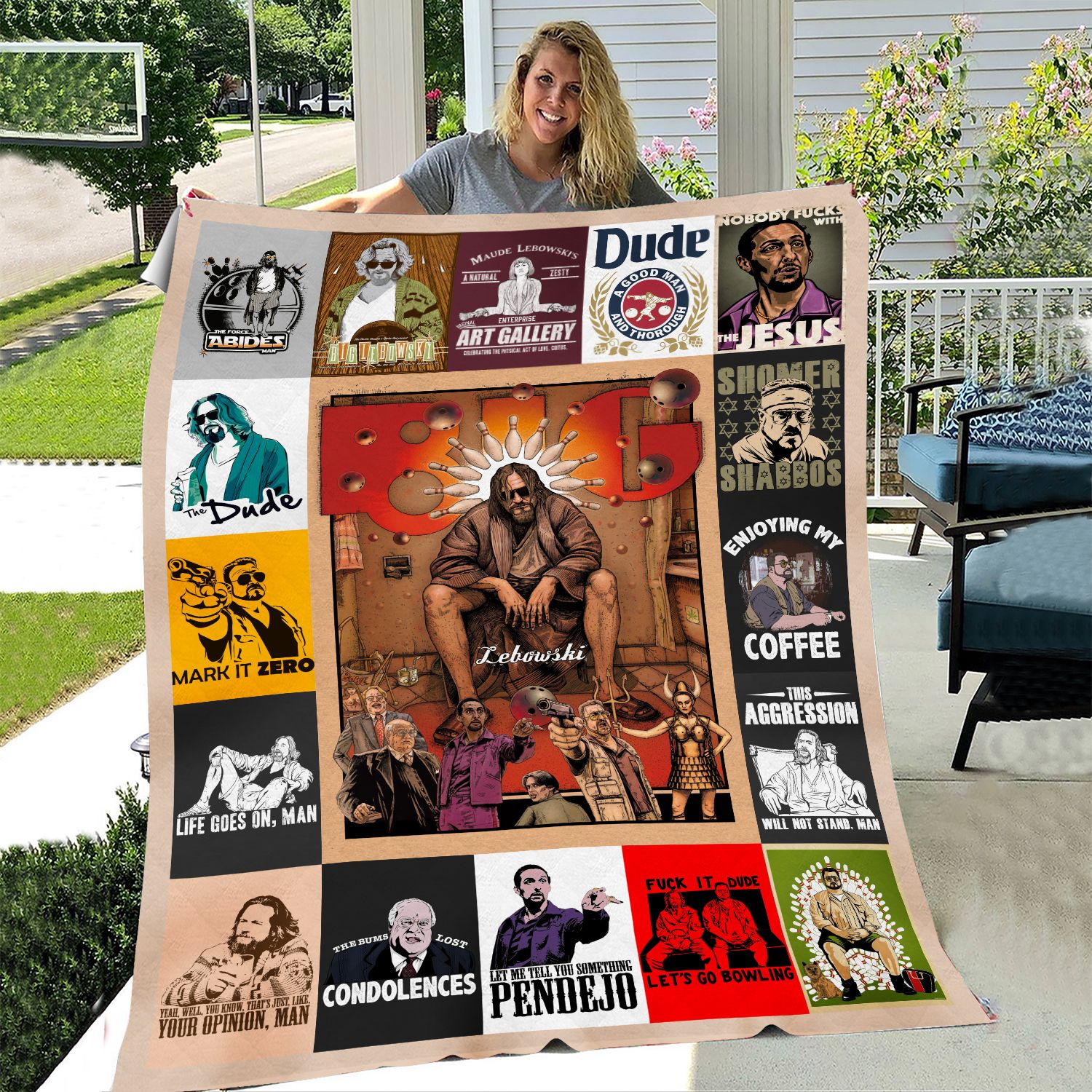 The Big Lebowski Throw Blanket