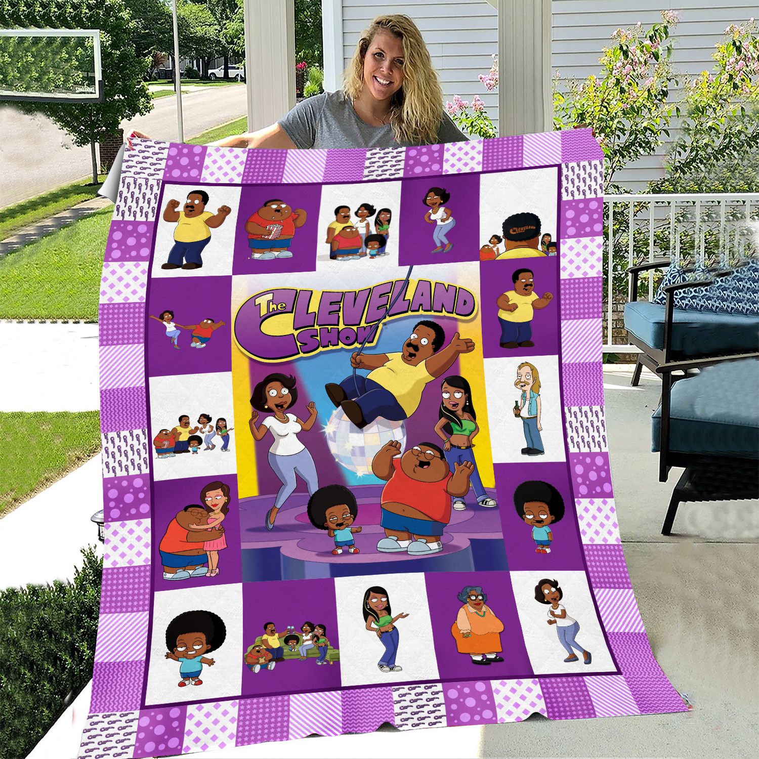 The Cleveland Show Funny Throw Blanket