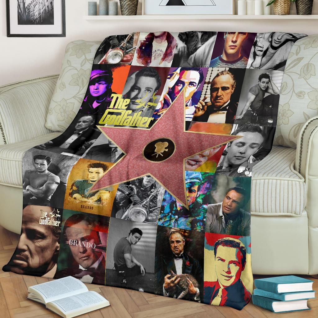 The Godfather Marlon Brando Inspired Throw Blanket