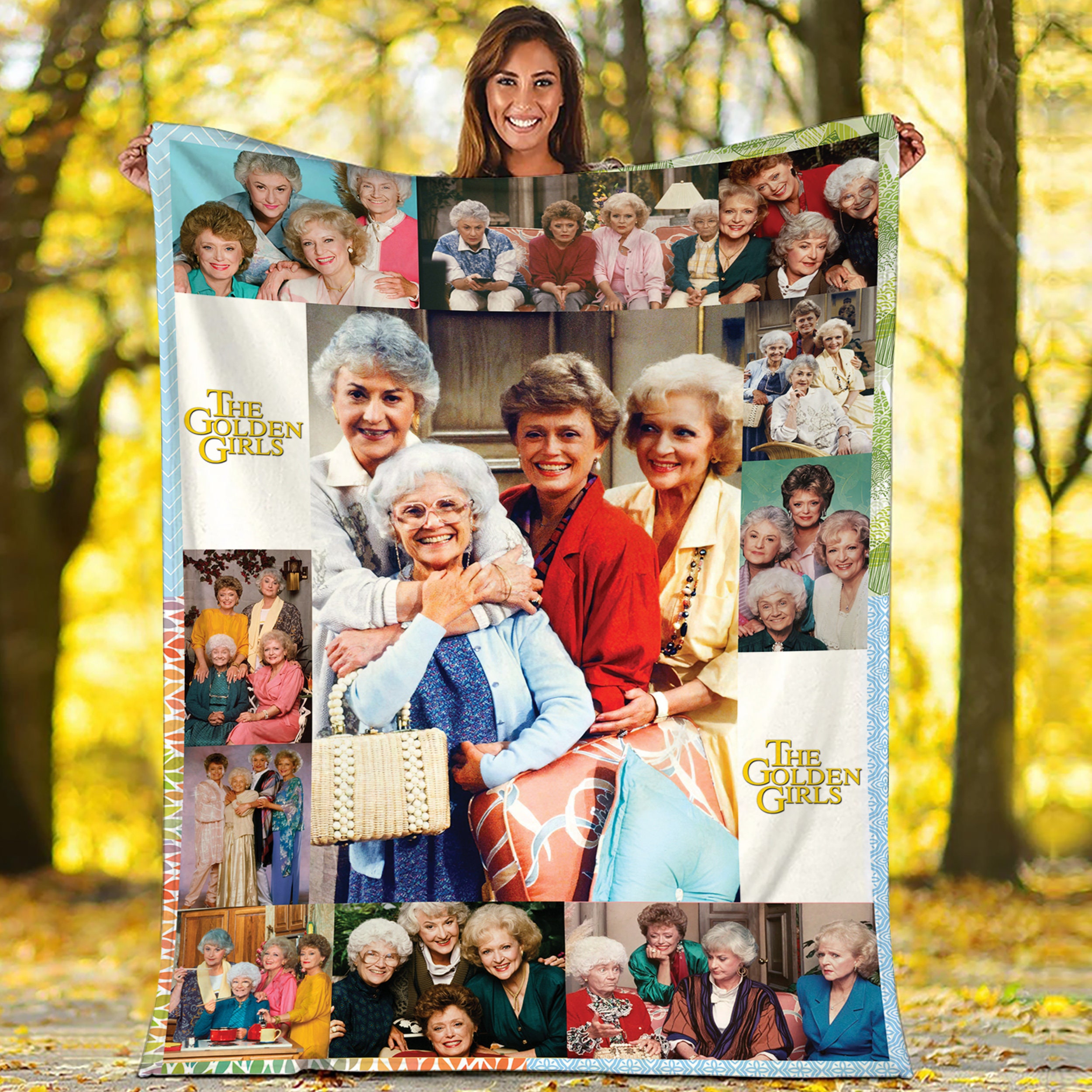 The Golden Girls Fleece Blanket Vintage Movies