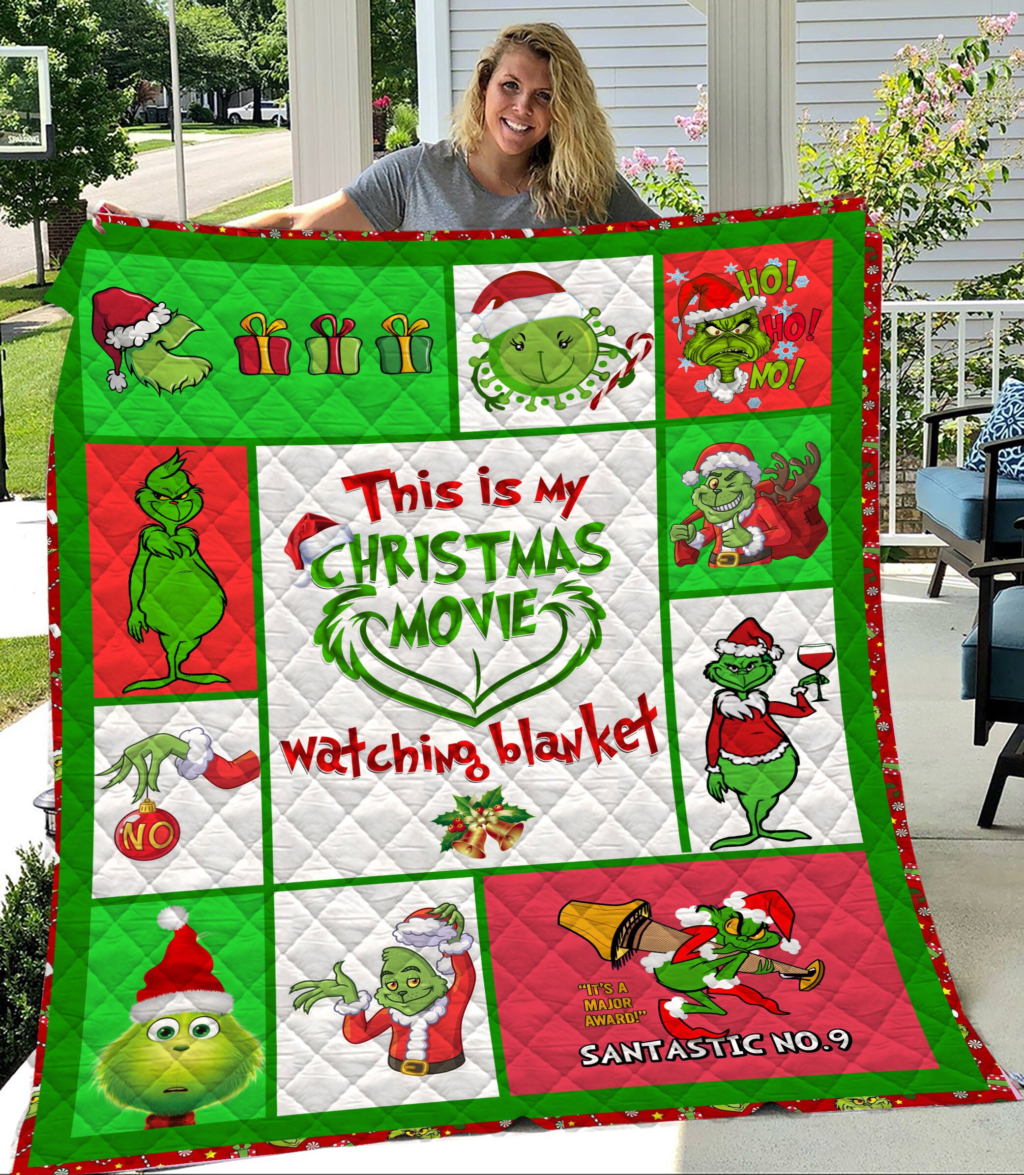 The Grich Xmas Movie Blanket Gift For Daughter Son