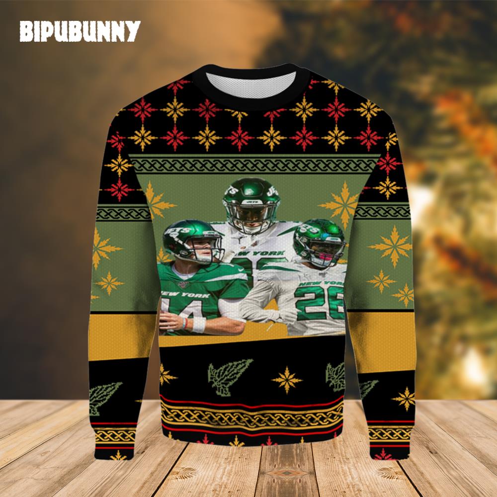 The Man New York Jets Ugly Christmas Sweater