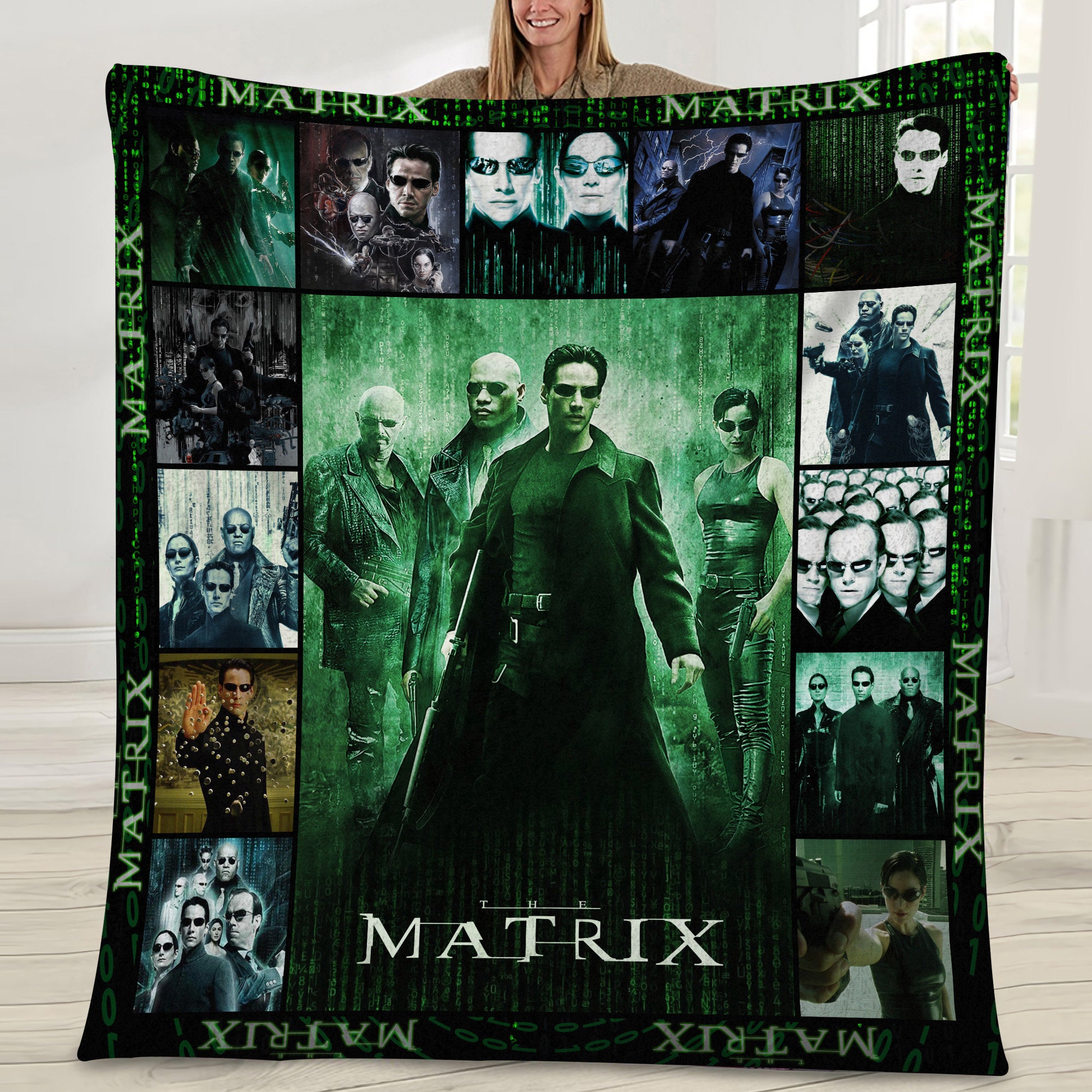 The Matrix The Matrix Sci-Fi Action Movie Fan Blanket