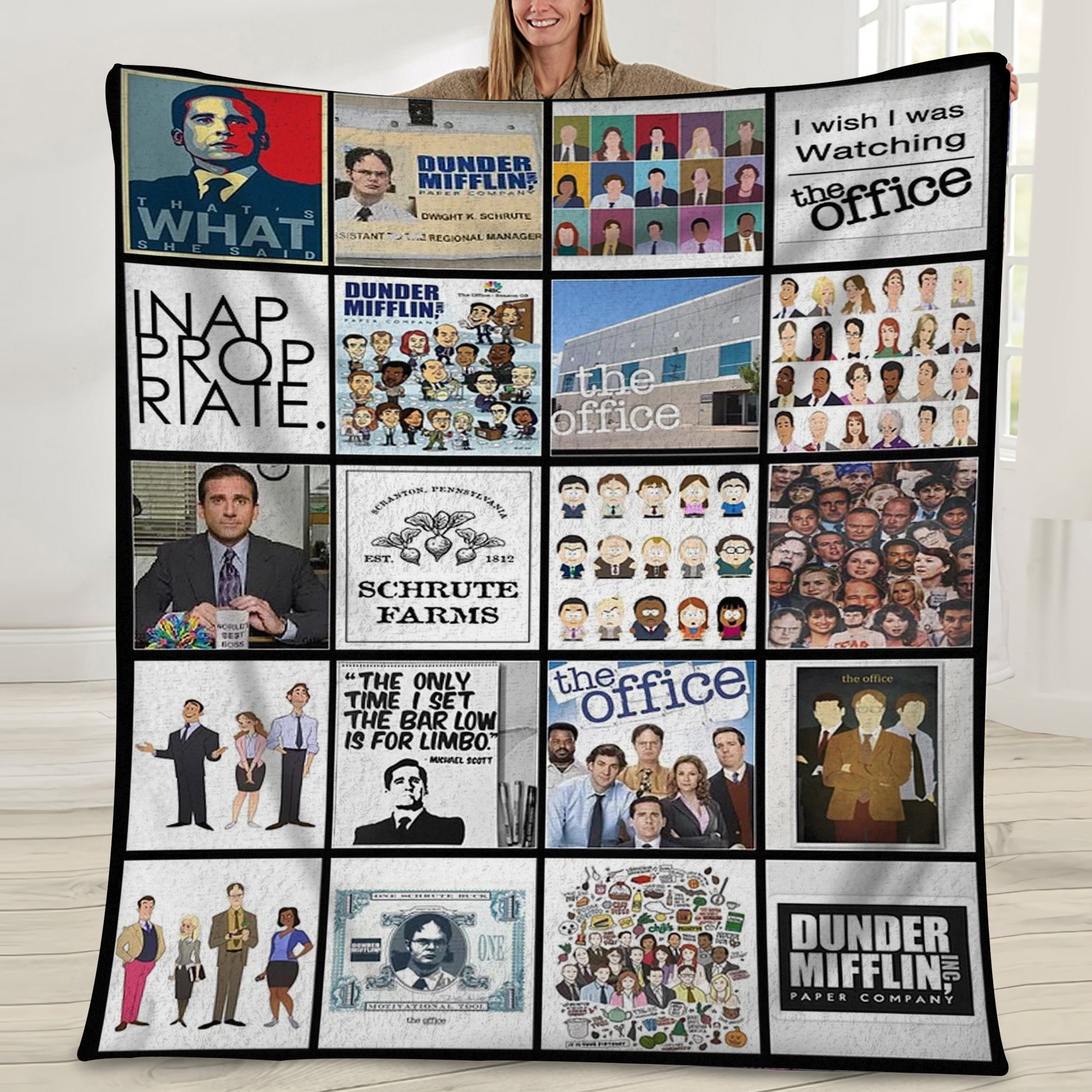 The Office Movie Fan Tv Show Fan Blanket